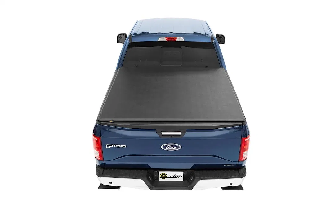 19111-01 – BESTOP Tonneau Cover, Roll-Up Lockable With Tailgate Handle Black Vinyl